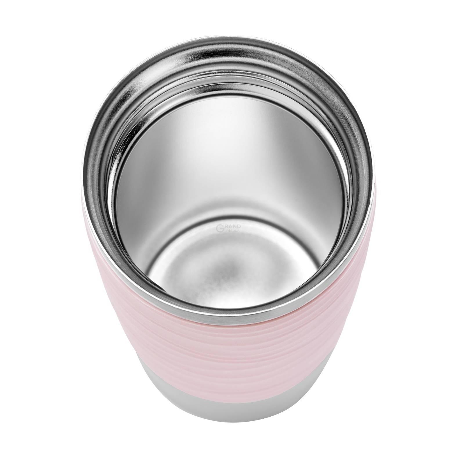 Термокружка 0,36 л, розовая Travel Mug Emsa | https://grandposuda.com.ua