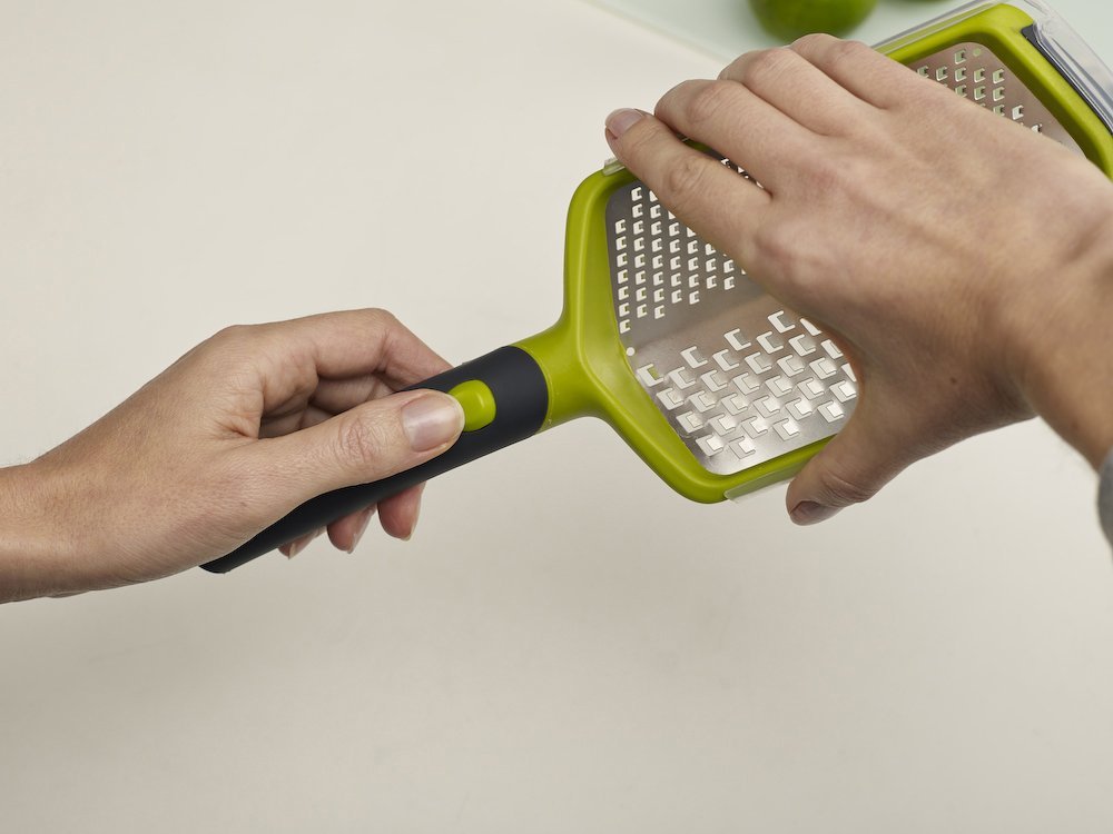 Joseph Joseph Терка средняя серо-зеленая Twist Grater | https://grandposuda.com.ua
