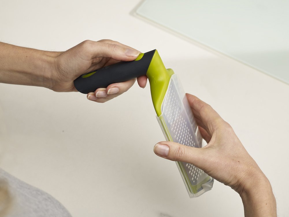 Joseph Joseph Терка средняя серо-зеленая Twist Grater | https://grandposuda.com.ua