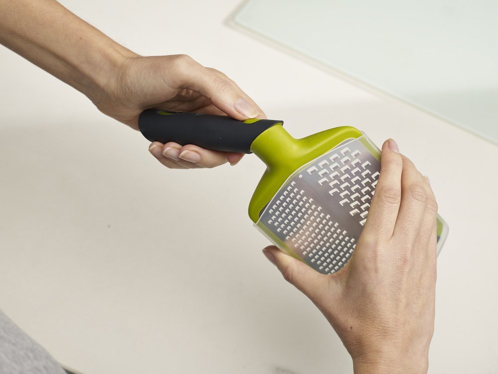 Joseph Joseph Терка средняя серо-зеленая Twist Grater | https://grandposuda.com.ua