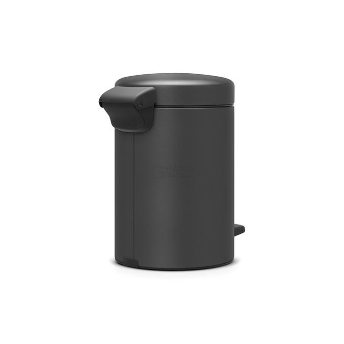 Brabantia Мусорный бак с педалью 3 л минерально-графитовый NewIcon | https://grandposuda.com.ua