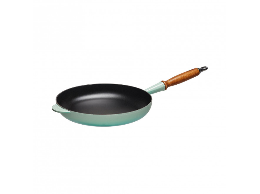 Le Creuset Сковорода 28 см с деревянной ручкой, Cool Mint Le Creuset Сковорода 28 см с деревянной ручкой, Cool Mint | https://grandposuda.com.ua
