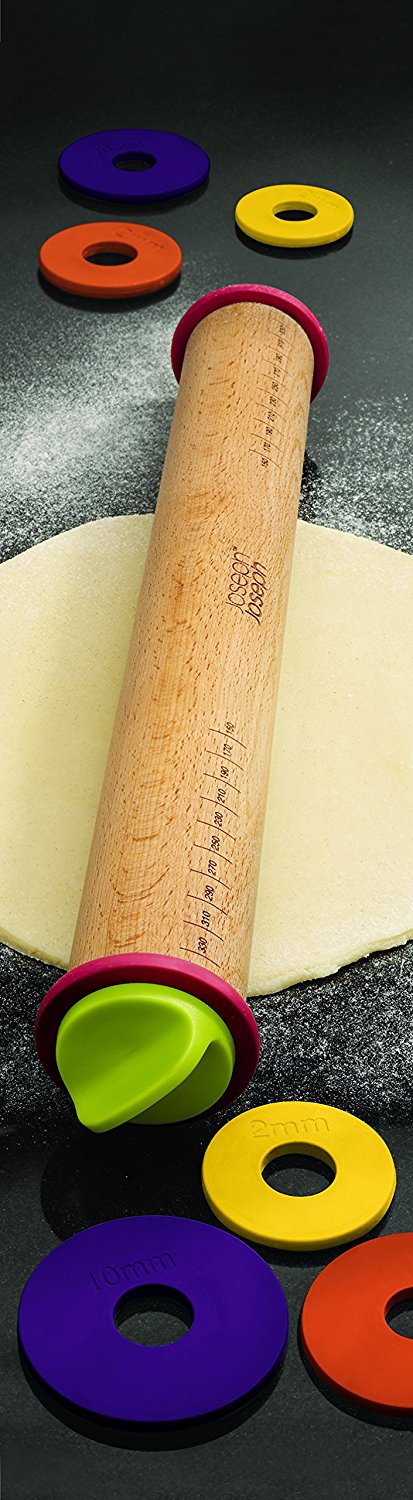 Joseph Joseph Скалка регулируемая разноцветная Adjustable Rolling Pin | https://grandposuda.com.ua