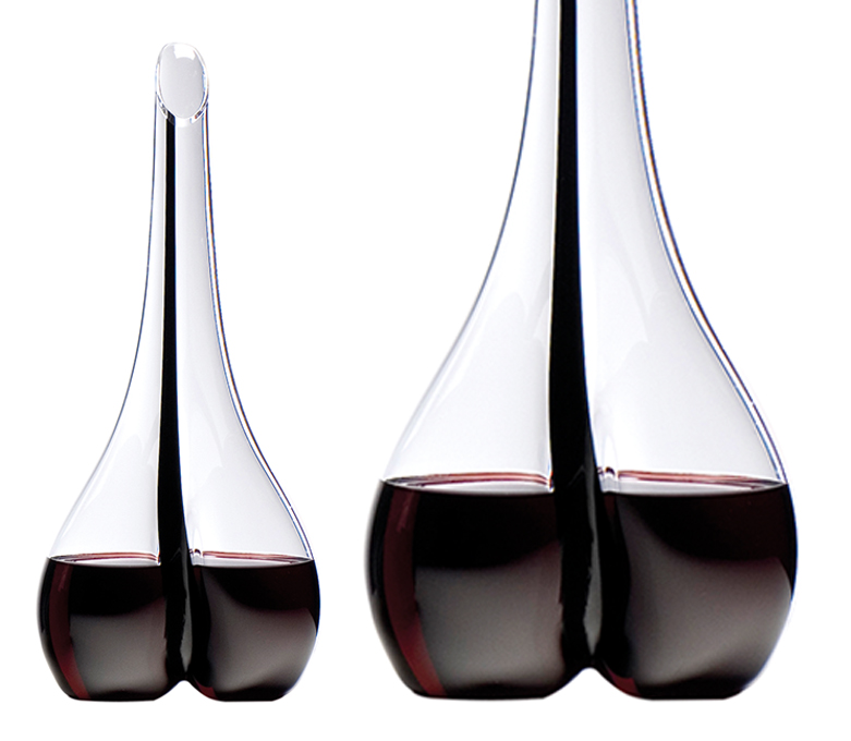 Riedel Декантер Black Tie Smile 1,41 л, хрусталь, ручная работа | https://grandposuda.com.ua