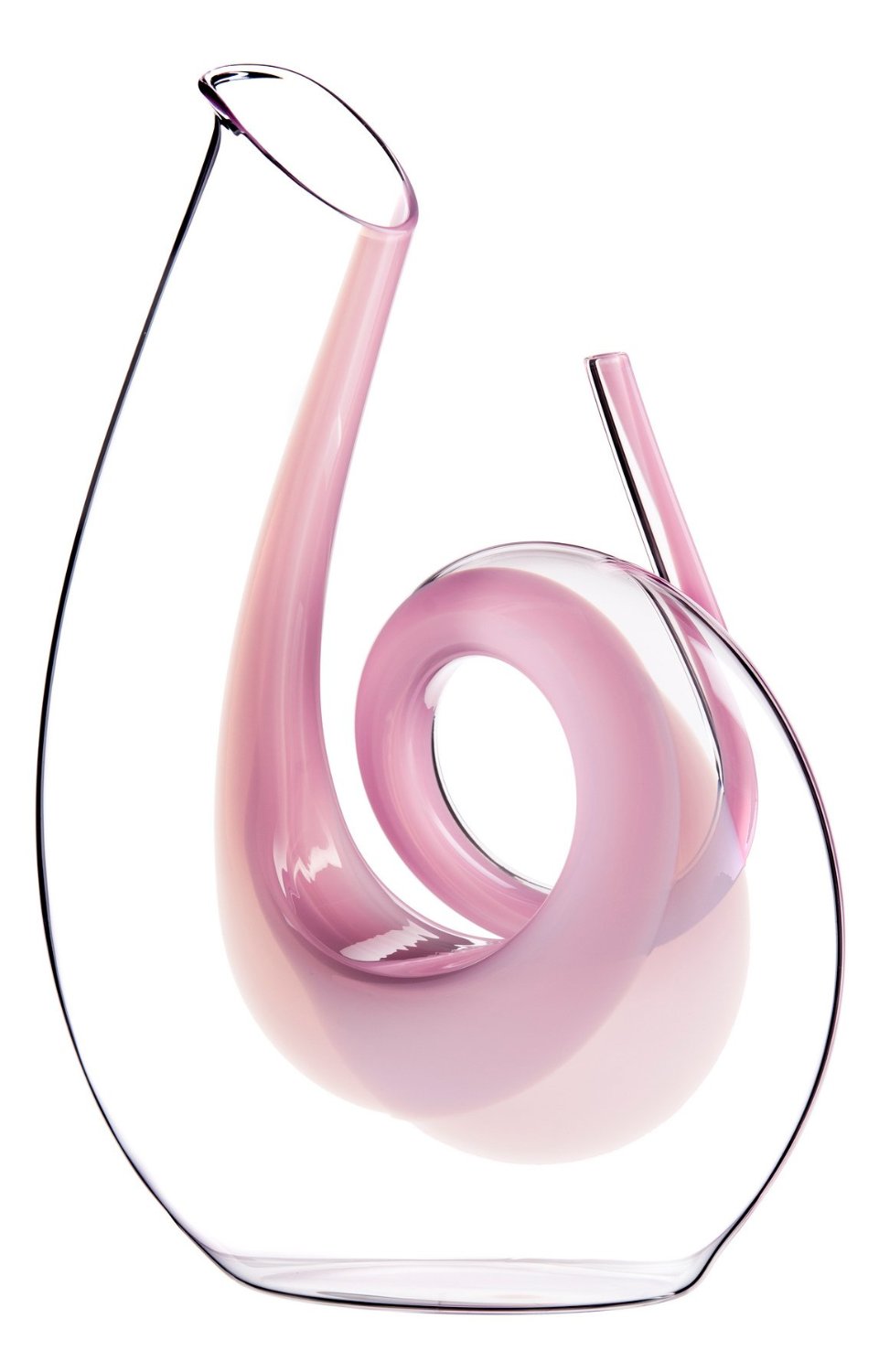 Riedel Декантер Curly pink 1400 мл, хрусталь, ручная работа Riedel Декантер Curly pink 1400 мл, хрусталь, ручная работа | https://grandposuda.com.ua