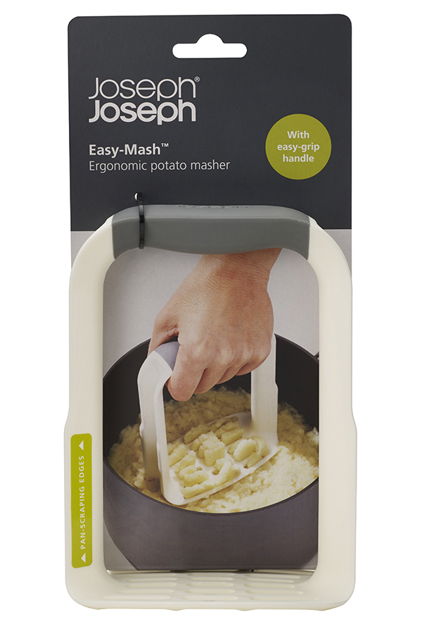 Joseph Joseph Толкушка, 7 х 16 х 11,9 см, белая Easy-Mash | https://grandposuda.com.ua