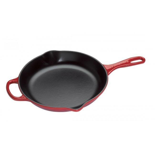 Le Creuset Сковорода чугунная 16 см, красная Cerise | https://grandposuda.com.ua