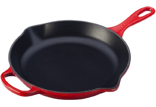 Le Creuset Сковорода чугунная 23 см, вишневый | https://grandposuda.com.ua