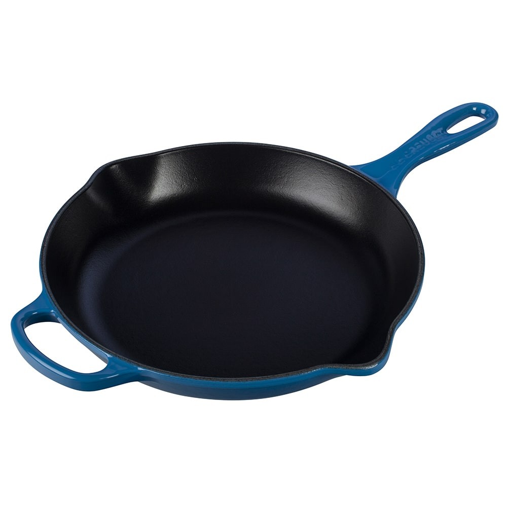 Le Creuset Сковорода з чавунною ручкою 23 см синій марсель Marseille Le Creuset Сковорода з чавунною ручкою 23 см синій марсель Marseille | https://grandposuda.com.ua