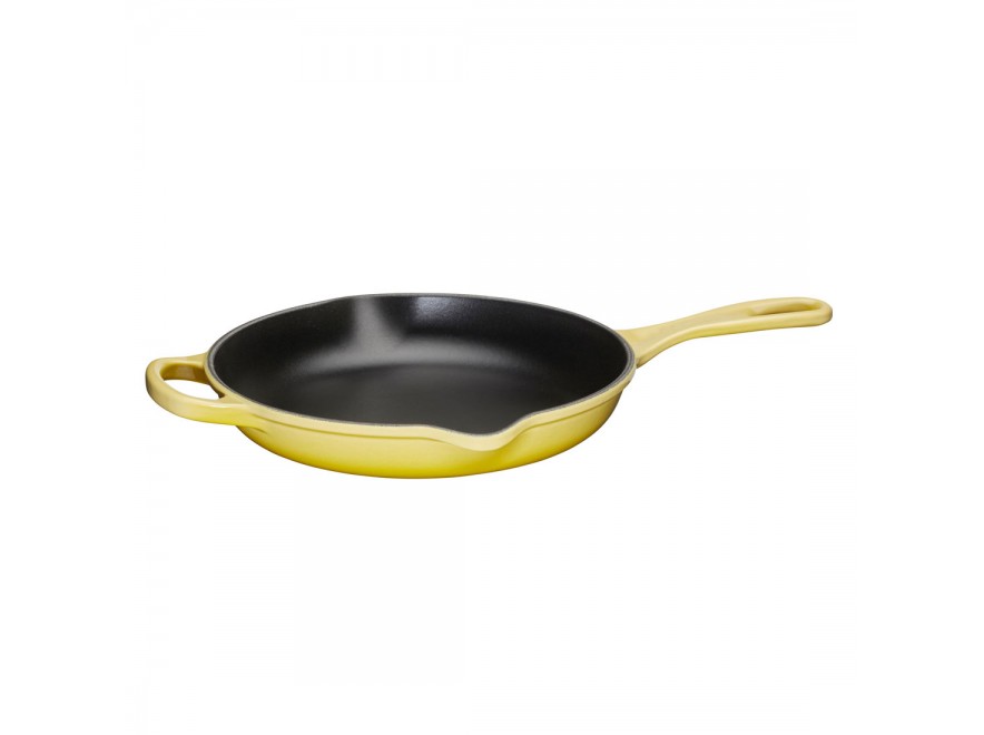 Le Creuset Сковорода чавунна 23 см, жовта | https://grandposuda.com.ua