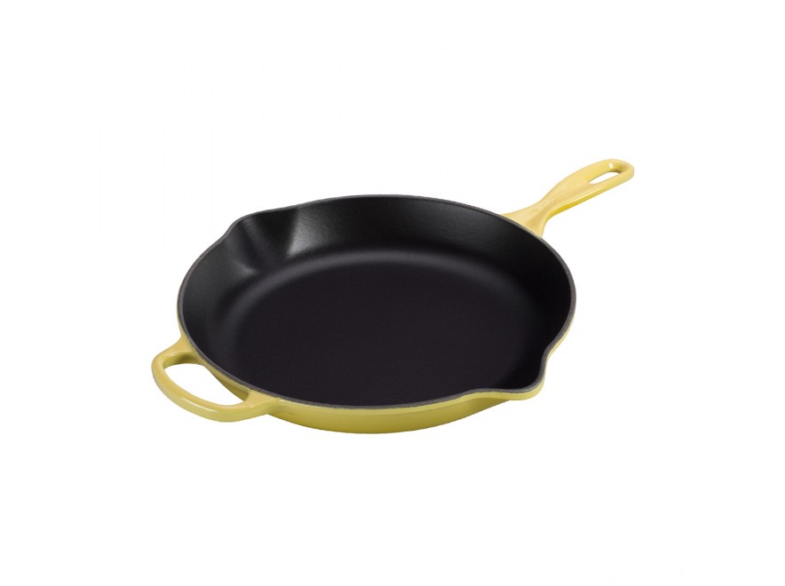 Le Creuset Сковорода чавунна 23 см, жовта | https://grandposuda.com.ua