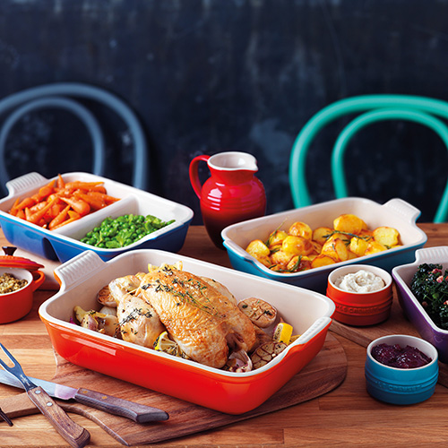 Le Creuset Блюдо прямоугольное 33 см, бежевый | https://grandposuda.com.ua