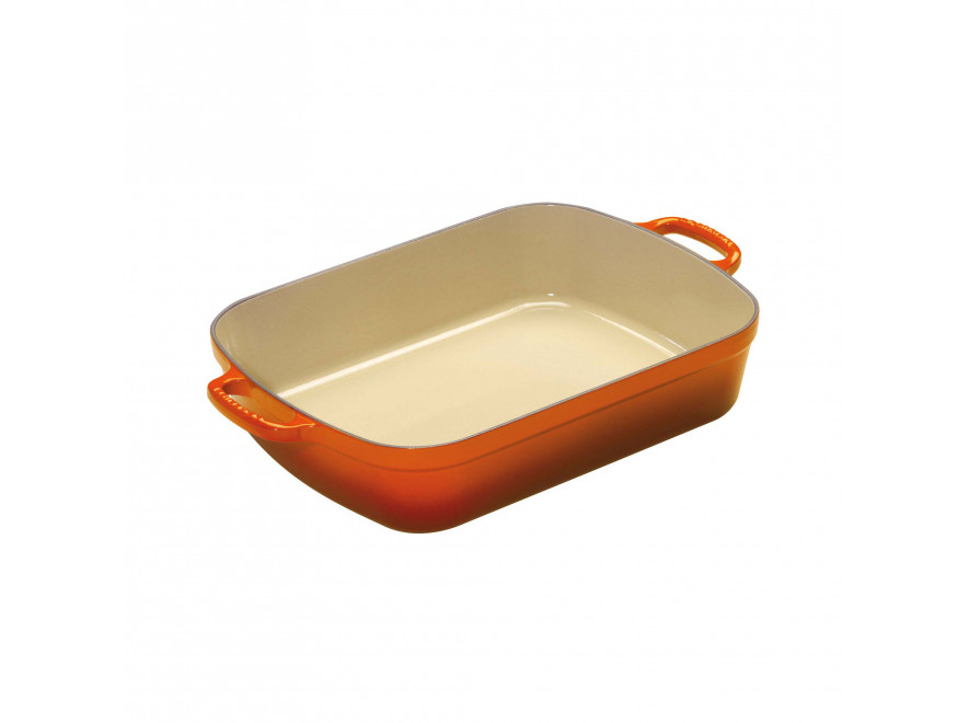 Le Creuset Жаровня 37 х 29 см помаранчева | https://grandposuda.com.ua
