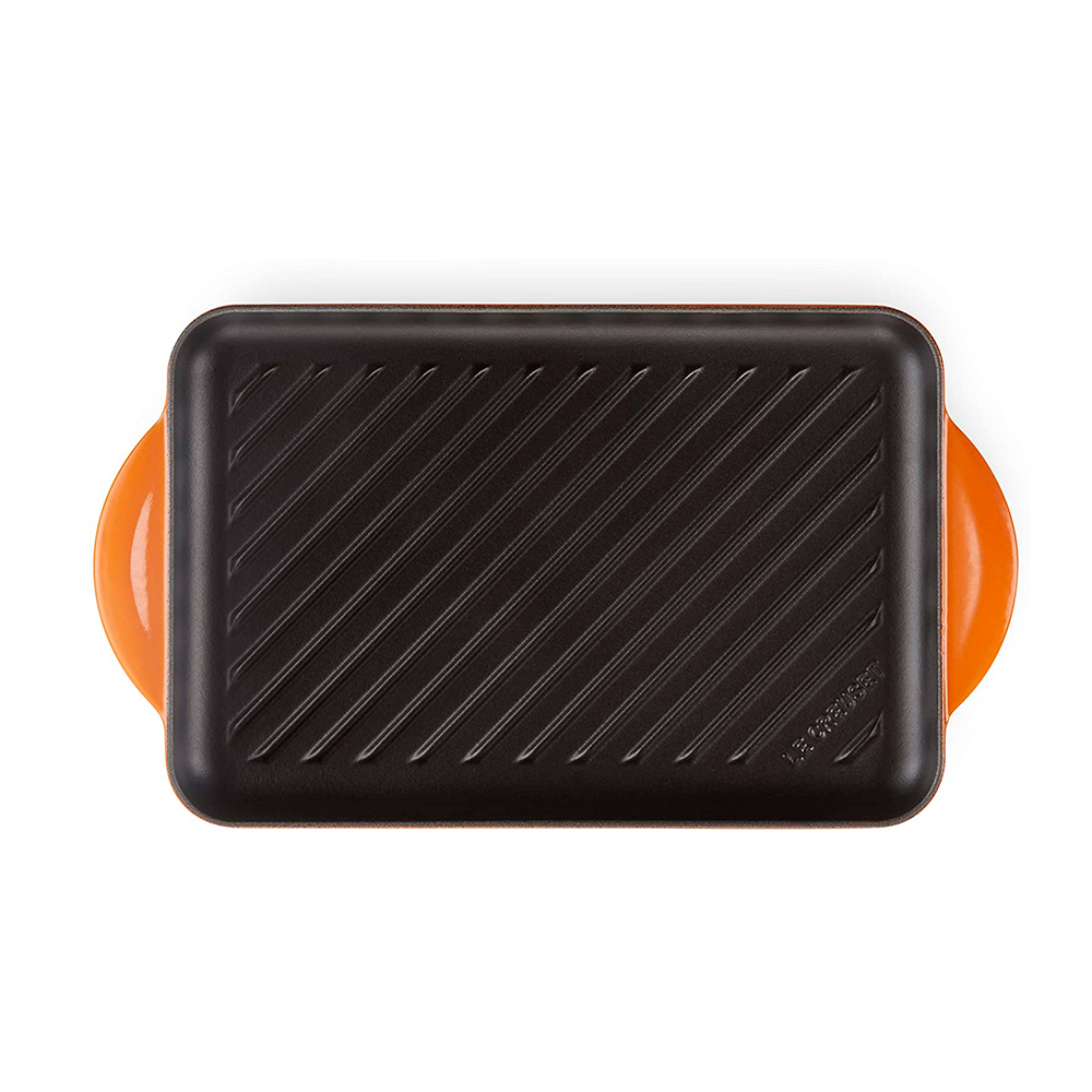 Le Creuset Сковорода-гриль 32 см Flame | https://grandposuda.com.ua