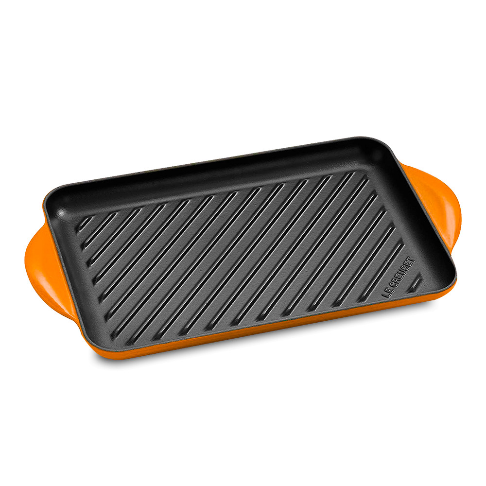 Le Creuset Сковорода-гриль 32 см Flame | https://grandposuda.com.ua