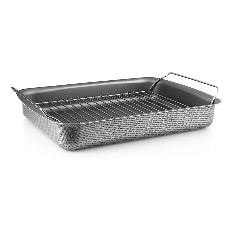 Eva Solo Жаровня с решёткой 31х23 см серая Roasting Pan Eva Solo Жаровня с решёткой 31х23 см серая Roasting Pan | https://grandposuda.com.ua