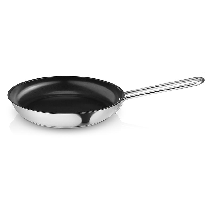 Eva Solo Сковорода Ø 24 см металік / чорна Stainless Steel | https://grandposuda.com.ua