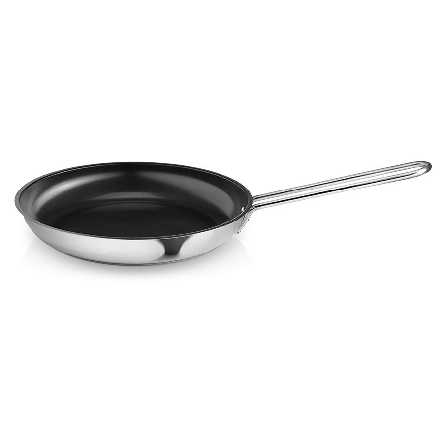Eva Solo Сковорода Ø 28 см металік / чорна Stainless Steel | https://grandposuda.com.ua
