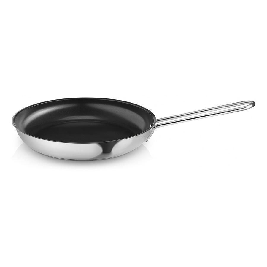 Eva Solo Сковорода Ø 30 см металік / чорна Stainless Steel | https://grandposuda.com.ua