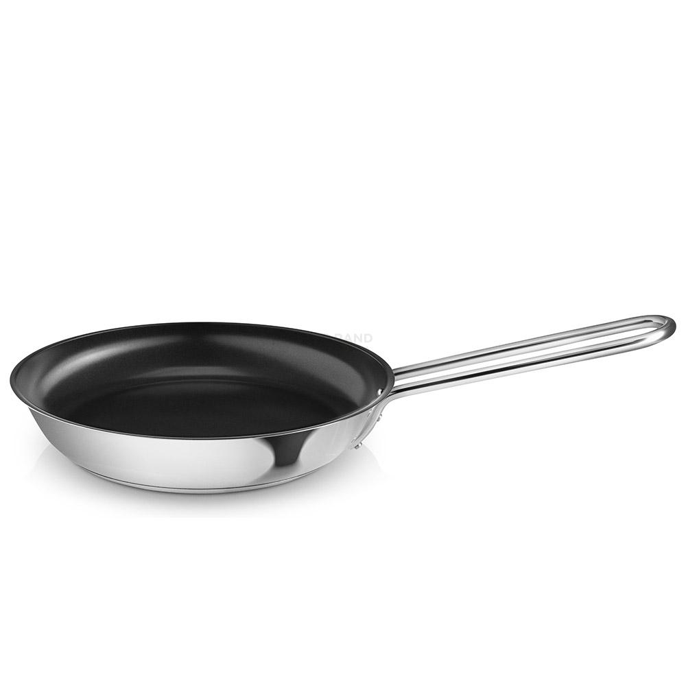 Eva Solo Сковорода Ø 20 см металік / чорна Stainless Steel | https://grandposuda.com.ua