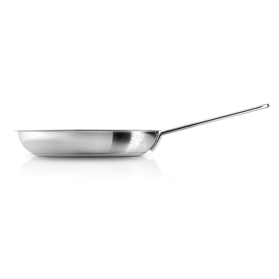 Eva Solo Сковорода Ø 30 см металік / чорна Stainless Steel | https://grandposuda.com.ua