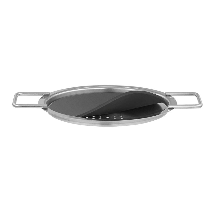 Eva Solo Кришка-друшляк Ø 16 см чорна Stainless Steel | https://grandposuda.com.ua