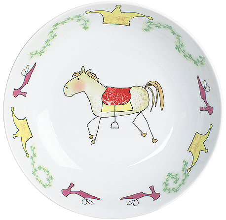 Kahla Тарелка для супа детская 18 см Kiddie Tableware Fairy-Tale Princess | https://grandposuda.com.ua