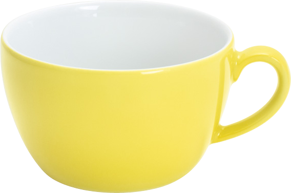 Kahla Чашка для капучино 0,25 л, жовта Pronto Colore | https://grandposuda.com.ua