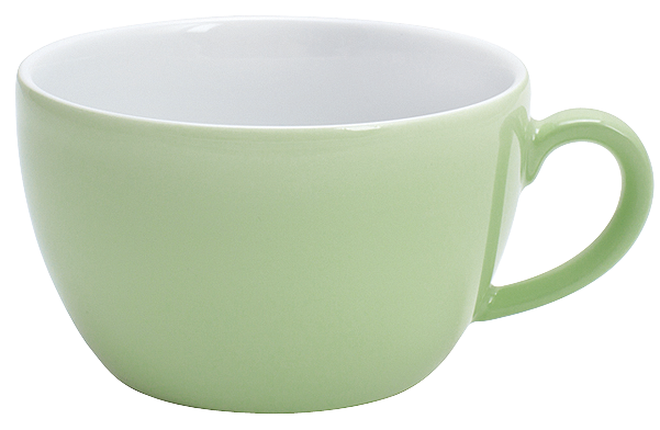 Kahla Чашка для капучино 0,25 л, світло-зелена Pronto Colore | https://grandposuda.com.ua