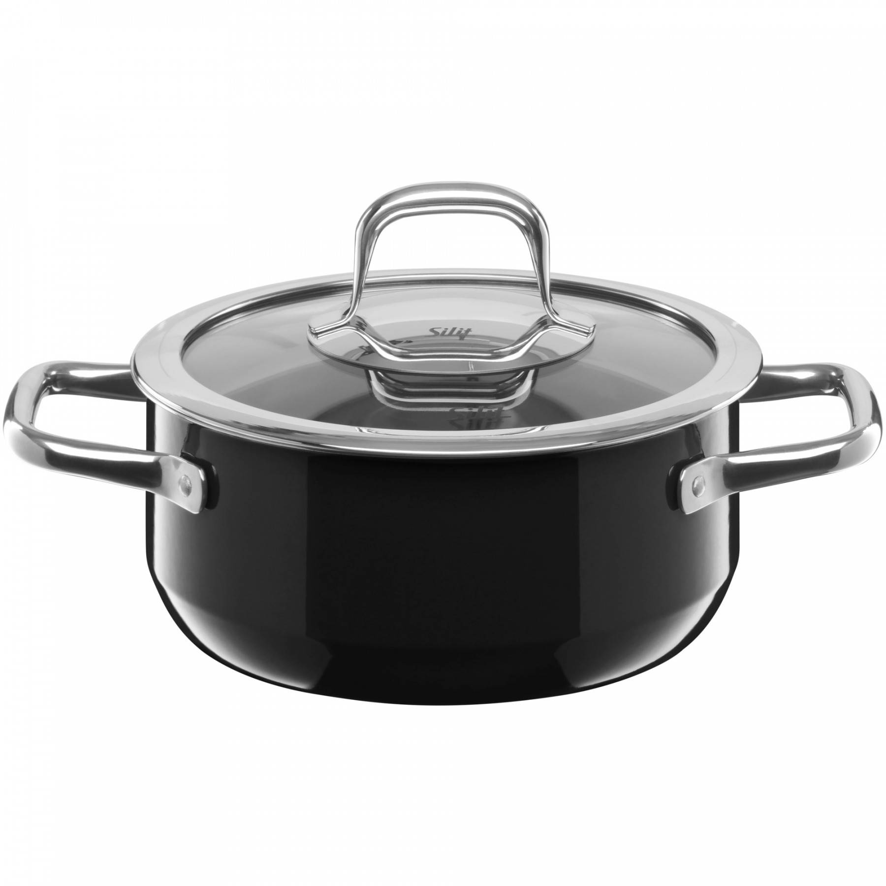 Silit Кастрюля 18 см, черная Compact Silit Кастрюля 18 см, черная Compact | https://grandposuda.com.ua