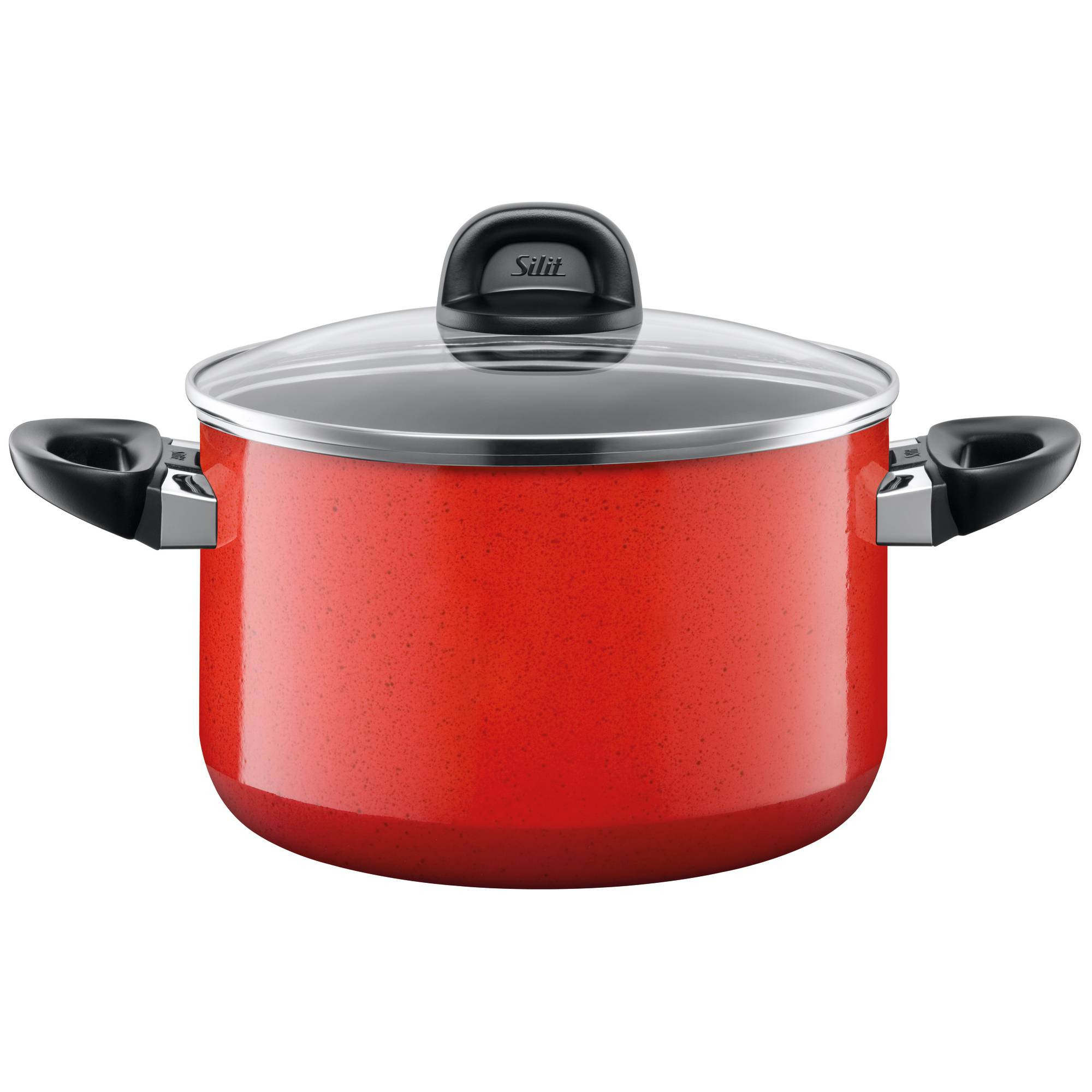 Silit Кастрюля с крышкой 6,4 л Rojo | https://grandposuda.com.ua
