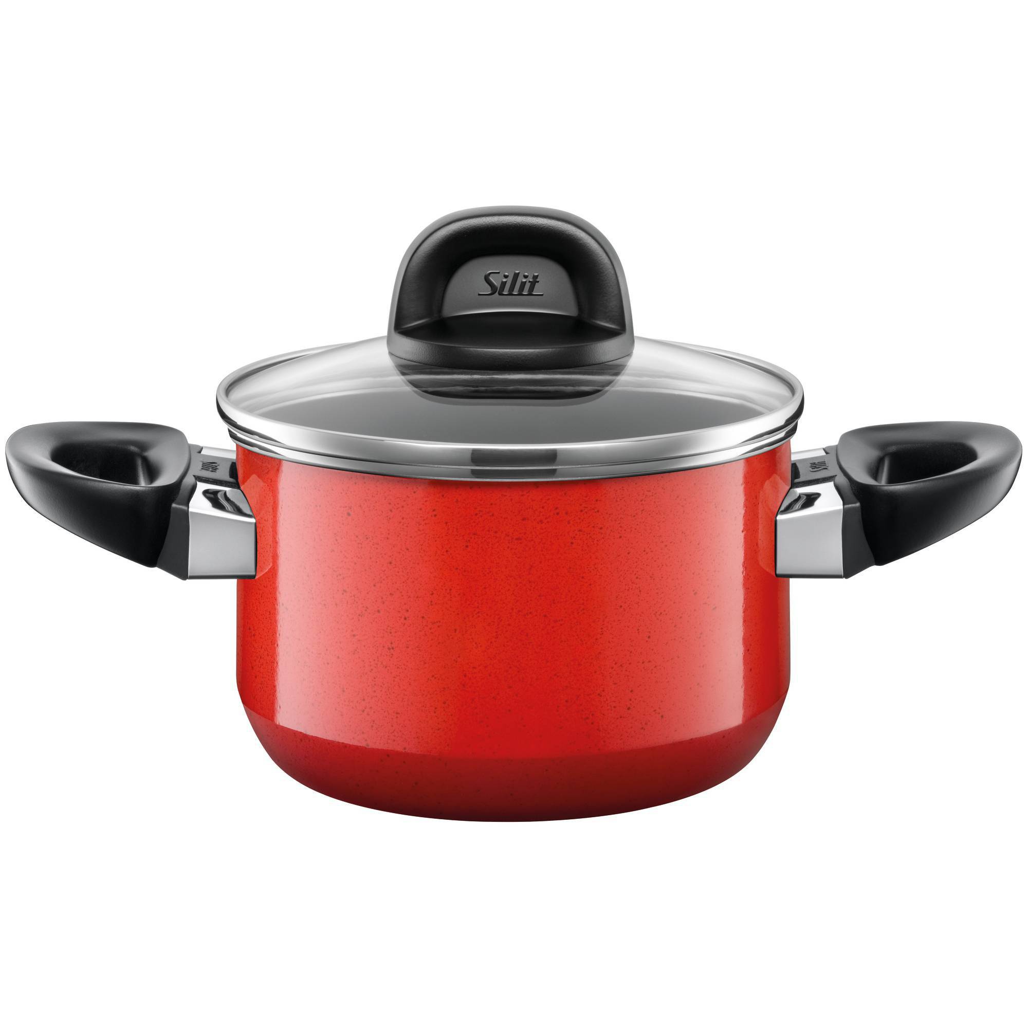 Silit Кастрюля с крышкой 16 см Rojo | https://grandposuda.com.ua