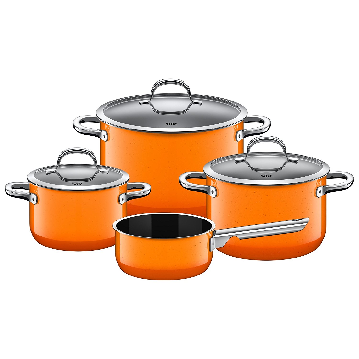 Silit Набор кастрюль 4 предмета Passion Orange | https://grandposuda.com.ua