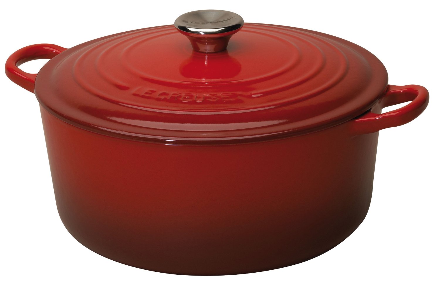 Le Creuset Кастрюля / жаровня 34 см, вишневый | https://grandposuda.com.ua