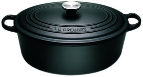 Le Creuset Гусятниця / жаровня 25 см, чорний | https://grandposuda.com.ua