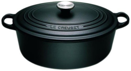 Le Creuset Гусятниця / жаровня 29 см, чорний матовий | https://grandposuda.com.ua