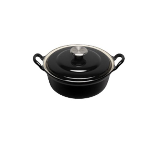 Le Creuset Гусятниця / жаровня 28 см, черный | https://grandposuda.com.ua