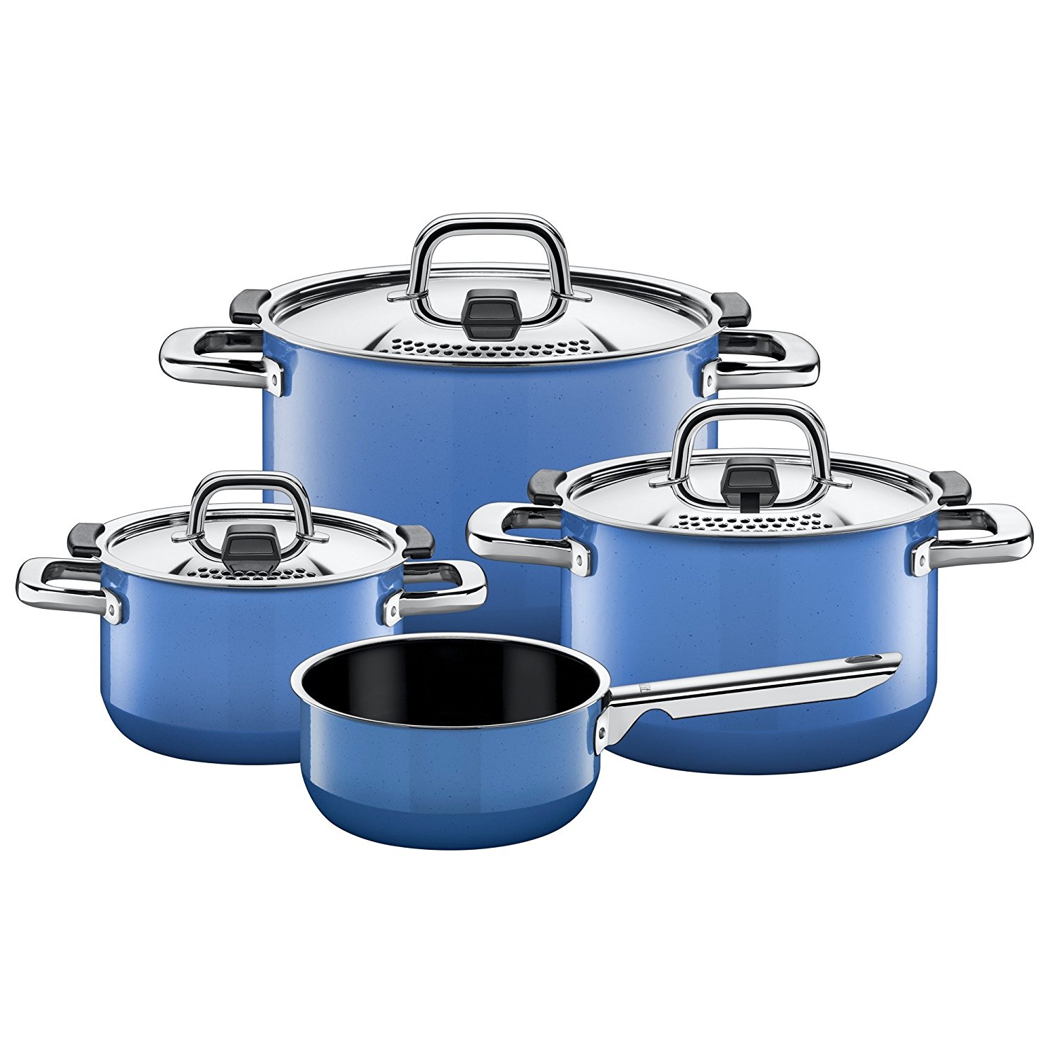 Silit Набір каструль 4 предмета Nature Blue Silit Набір каструль 4 предмета Nature Blue | https://grandposuda.com.ua