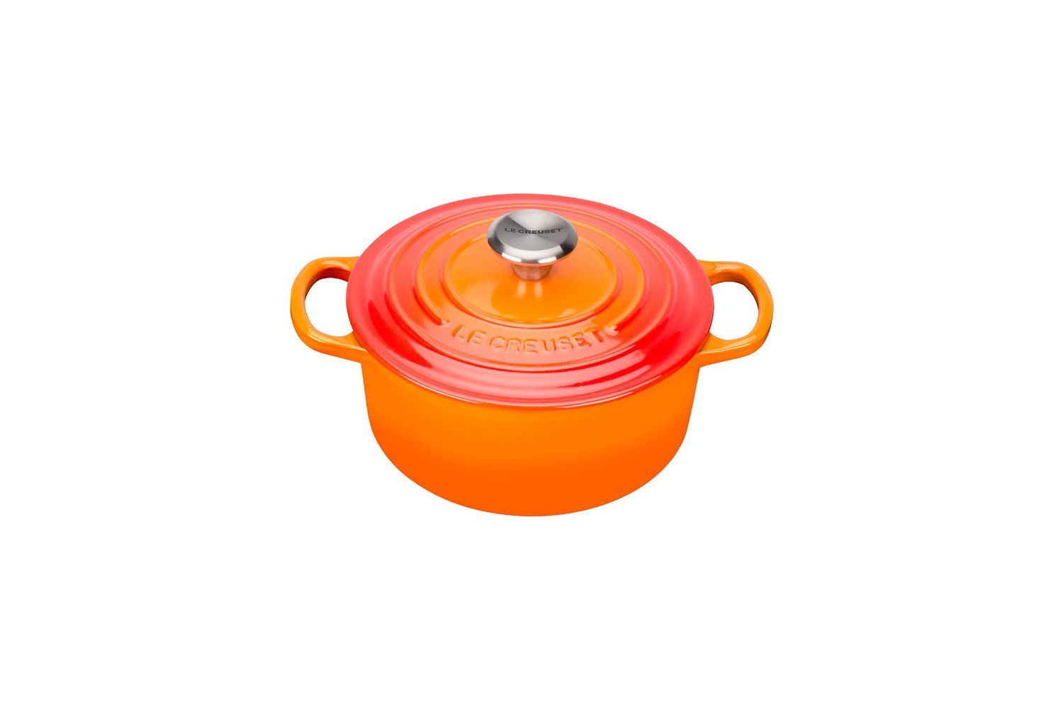 Le Creuset Каструля / жаровня з кришкою 18 см, помаранчевий | https://grandposuda.com.ua