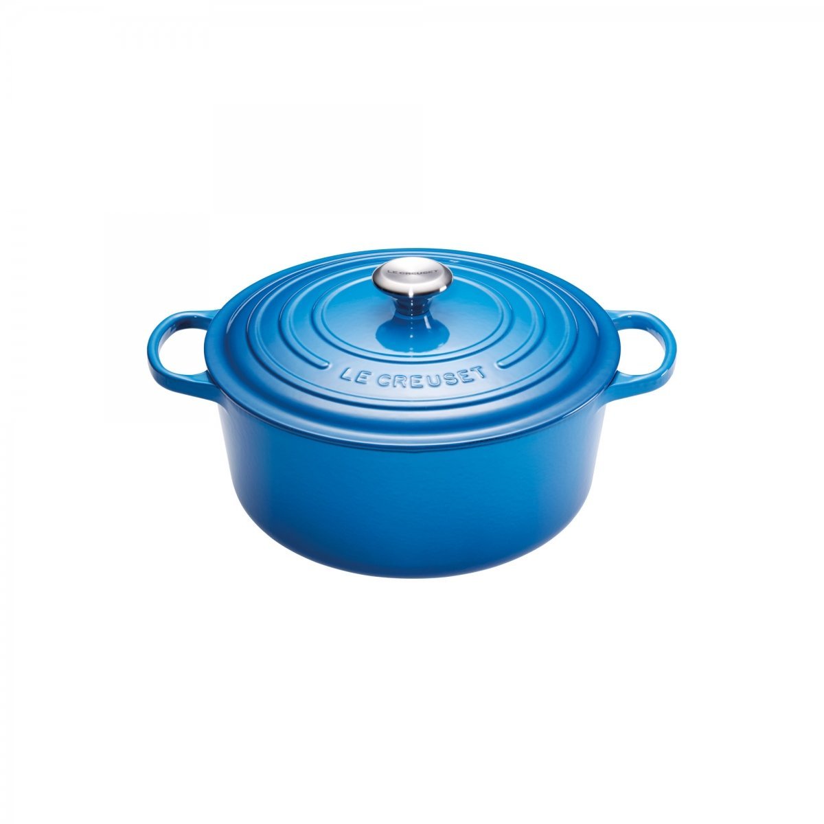 Le Creuset Кастрюля / жаровня с крышкой 20 см, синий | https://grandposuda.com.ua