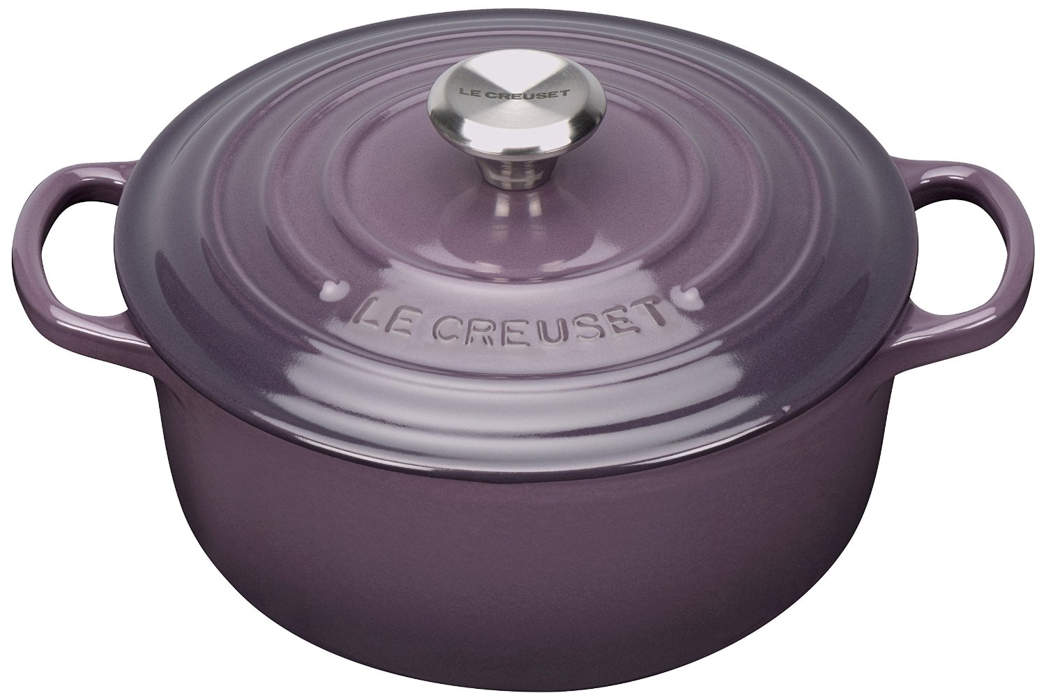 Le Creuset Кастрюля / жаровня 20 см, фиолетовый | https://grandposuda.com.ua