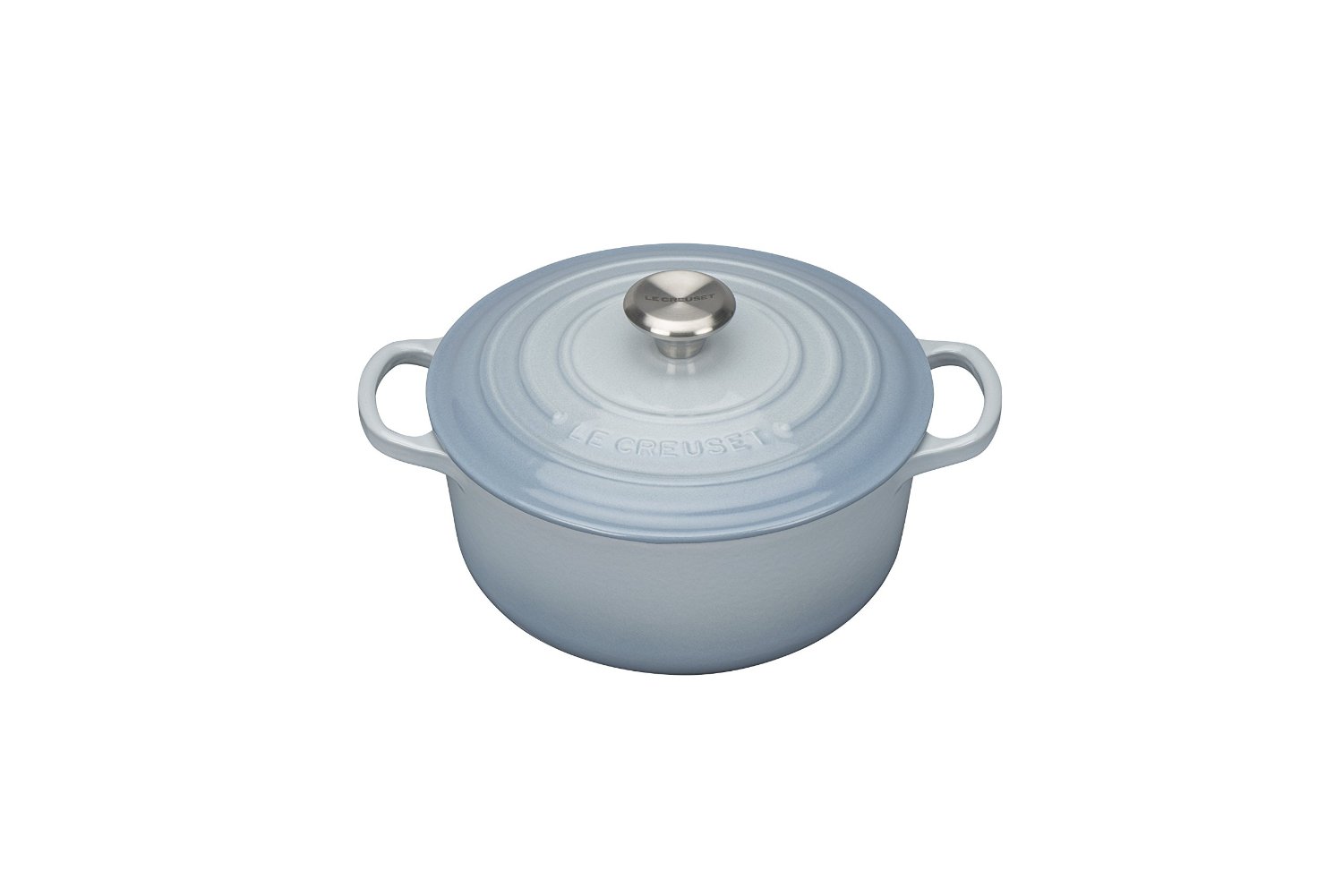 Le Creuset Кастрюля / жаровня 20 см, голубой Le Creuset Кастрюля / жаровня 20 см, голубой | https://grandposuda.com.ua