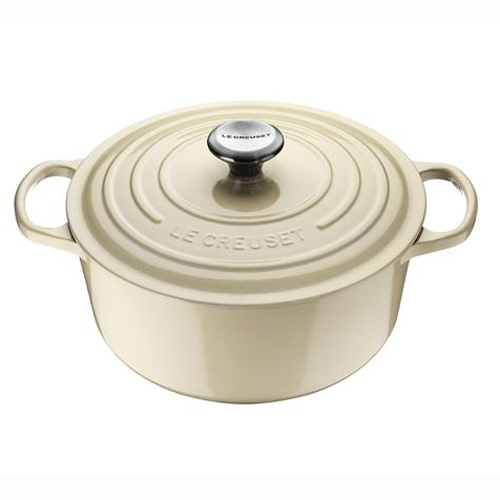 Le Creuset Кастрюля / жаровня с крышкой 20 см, жемчужный | https://grandposuda.com.ua