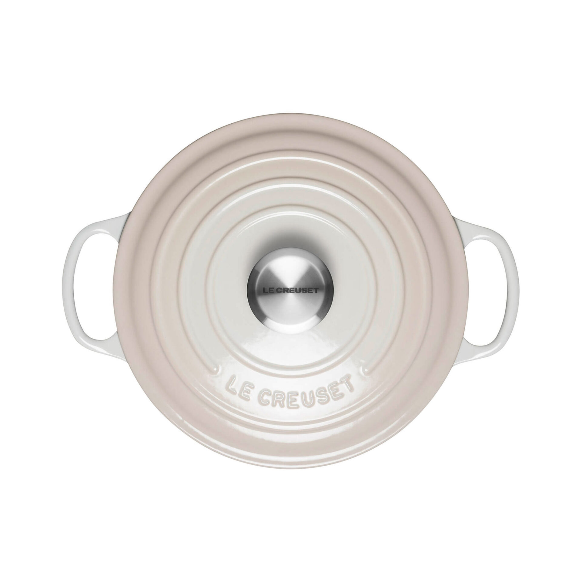 Le Creuset Каструля - жаровня 26 см Meringue | https://grandposuda.com.ua