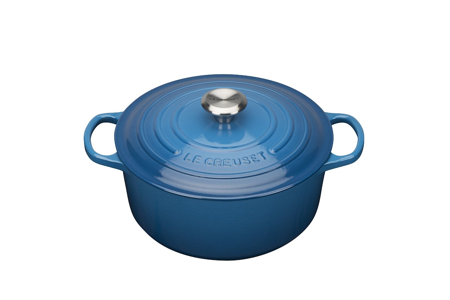 Le Creuset Кастрюля / жаровня 30 см, синий марсель | https://grandposuda.com.ua