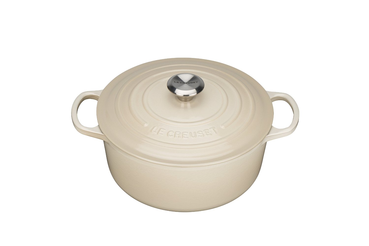 Le Creuset Кастрюля / жаровня 30 см, бежевый | https://grandposuda.com.ua
