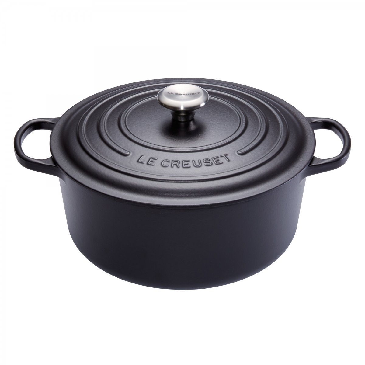Le Creuset Кастрюля / жаровня 34 см, черный | https://grandposuda.com.ua