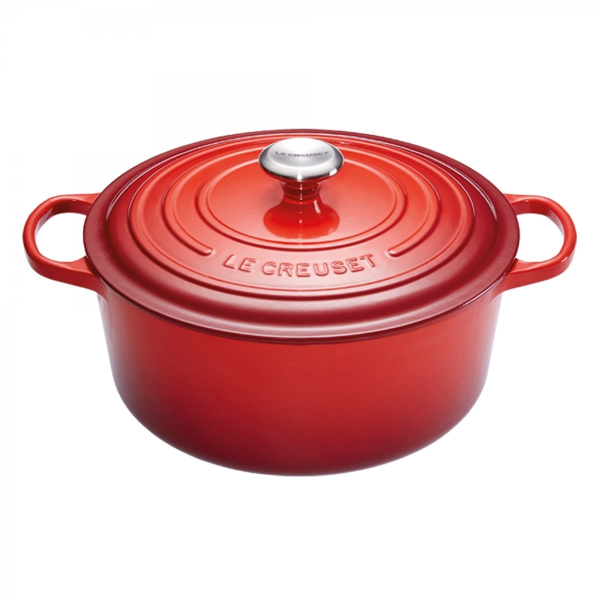 Le Creuset Кастрюля / жаровня 34 см, красный | https://grandposuda.com.ua