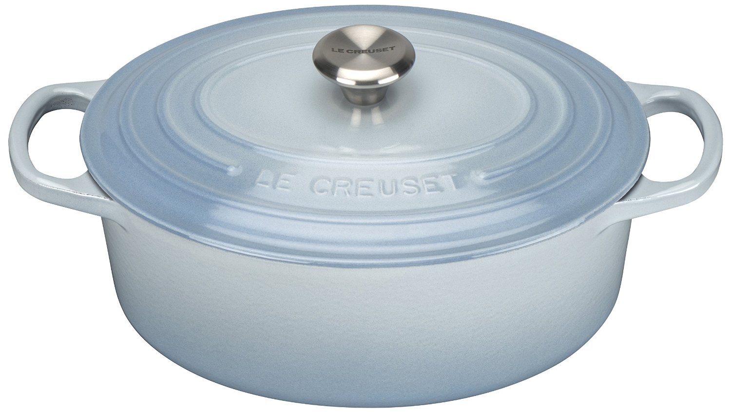 Le Creuset Гусятниця / жаровня 25 см, блакитний | https://grandposuda.com.ua