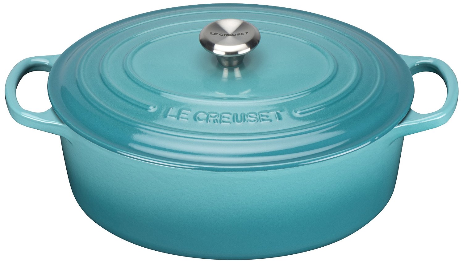 Le Creuset Гусятниця / жаровня 27 см, бірюзовий | https://grandposuda.com.ua
